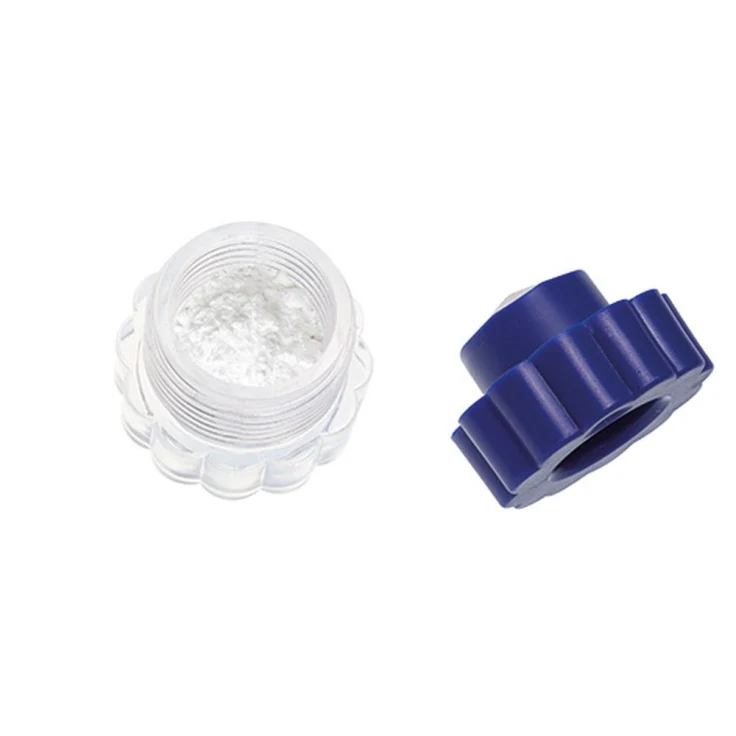 Lifemed Tablettenmörser rund, Tabletten zermahlen - Ø 5,3 cm x 4,5 cm – Farbe: blau