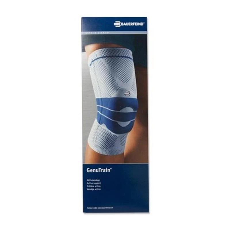 Bauerfeind Genutrain Kniebandage Aktivbandage Titan