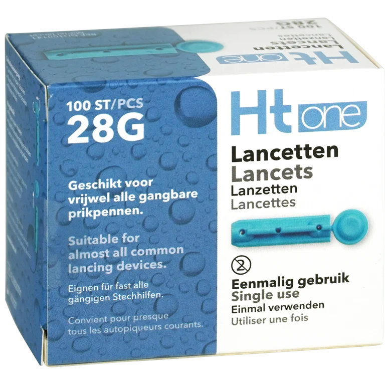 HT One Ht One Lancetten 28G 100.00 Stuks