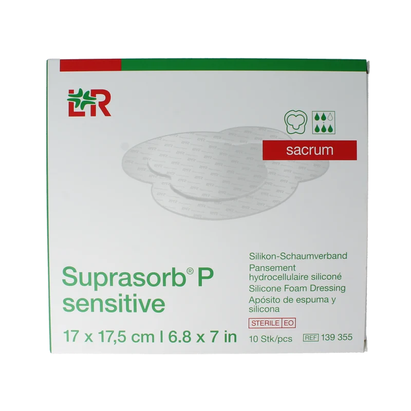 Suprasorb P Sensitive 17x17.5cm 10.00 Stuks