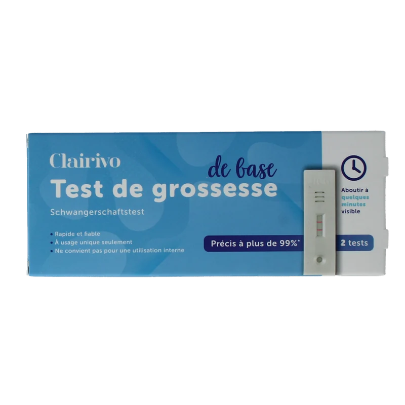 Clairivo Zwangerschapstest cassette 2.00 Stuks
