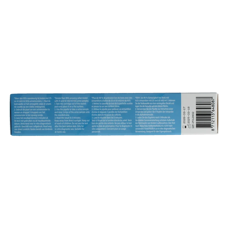 Clairivo Zwangerschapstest cassette 2.00 Stuks