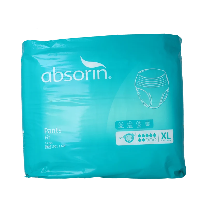 Absorin Comfort pants fit maat XL 14.00 Stuks