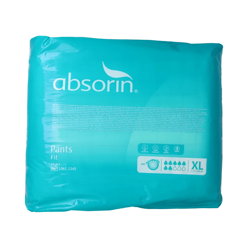 Absorin Comfort pants fit maat XL 14.00 Stuks