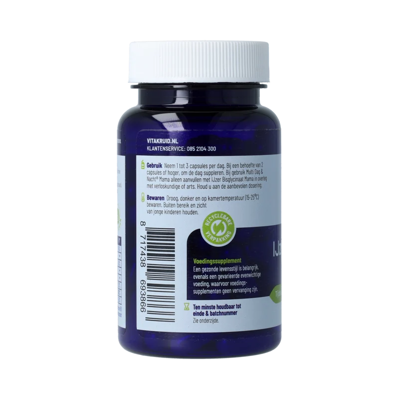 Vitakruid IJzer Bisglycinaat Mama 30 Complex oa koper, C 90.00 Vegetarische capsules