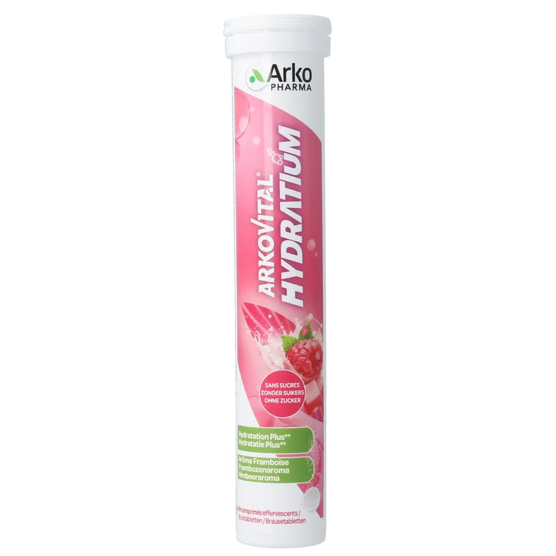 Arkovital Hydratium Framboos 24.00 Bruistabletten