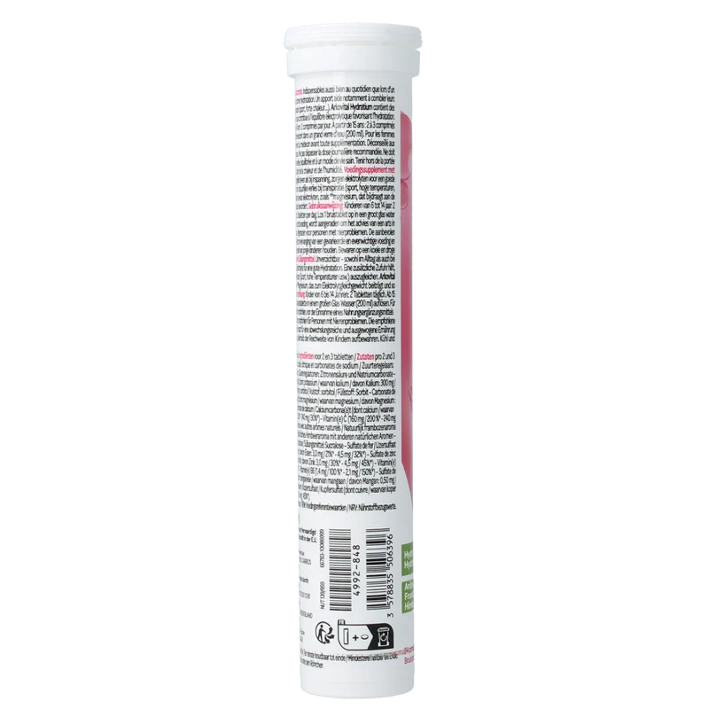 Arkovital Hydratium Framboos 24.00 Bruistabletten