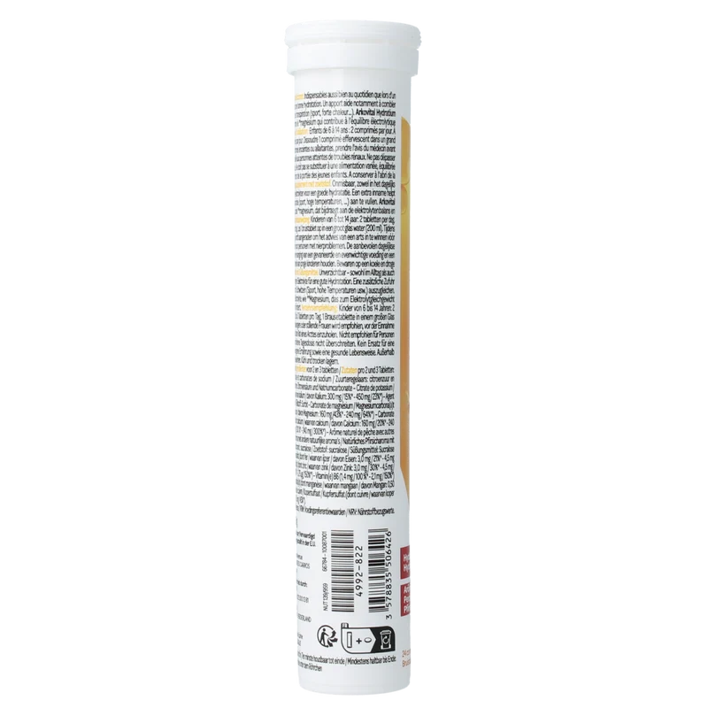 Arkovital Hydratium Perzik 24.00 Bruistabletten