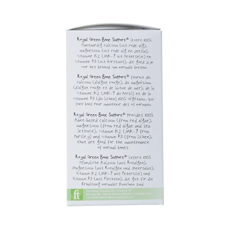 Royal Green Bone Support 60.00 Vegetarische capsules