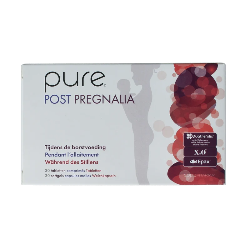 Pure Post pregnalia 30 tabletten & 30 softgels 60.00 Stuks