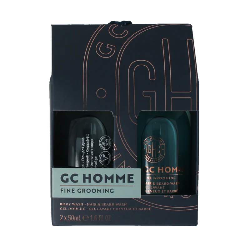The Luxury Bathing Co Body duo mini men - Body/Hair & beard wash 1.00 Set