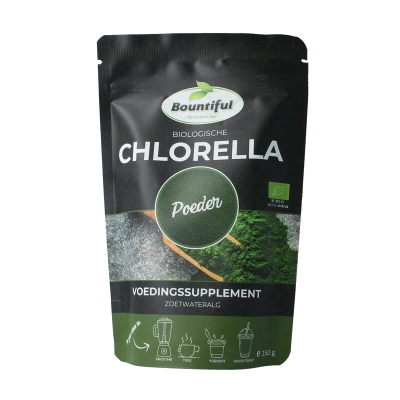 Bountiful Chlorella poeder bio 150.00 Gram
