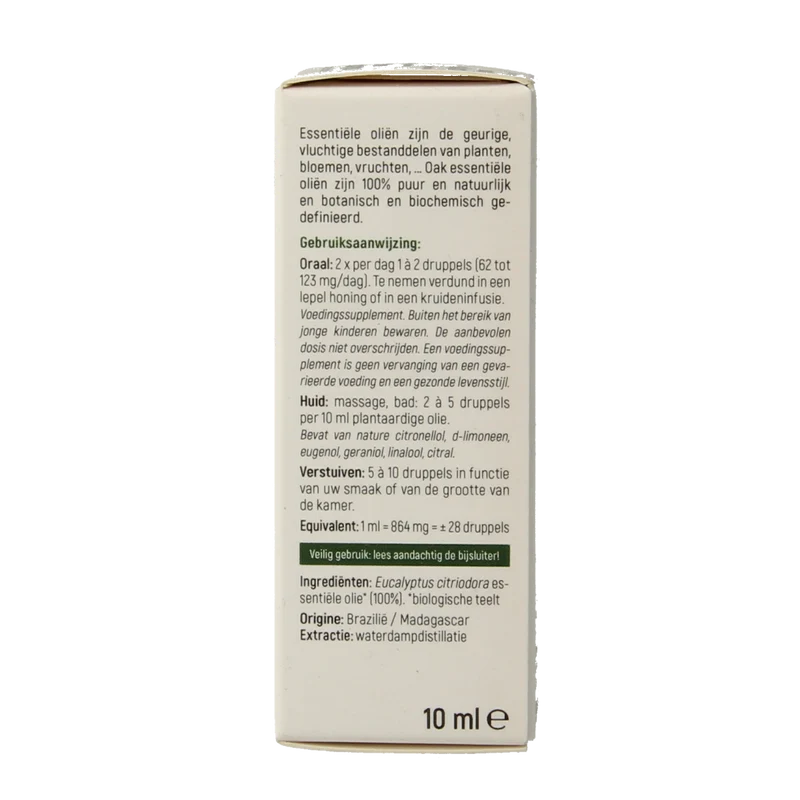 Oak Citroeneucalyptus bio 10.00 Milliliter