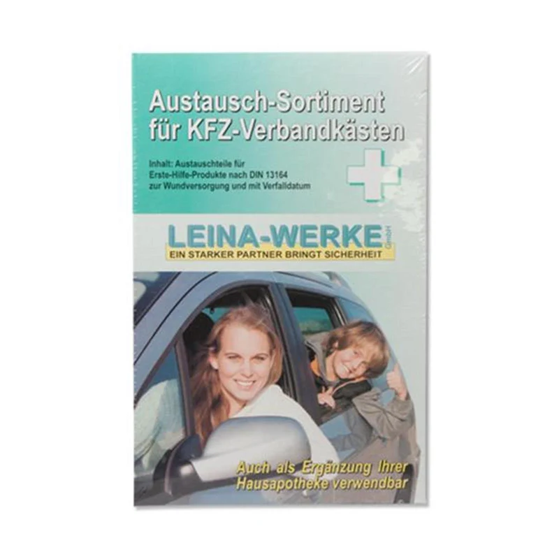 LEINA Austausch Set für KFZ Verbandtasche / -kasten nach DIN 13164