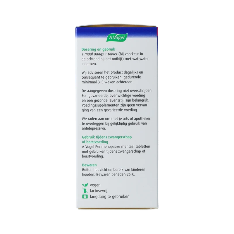 A Vogel Perimenopauze mentaal tablet 30.00 Tabletten
