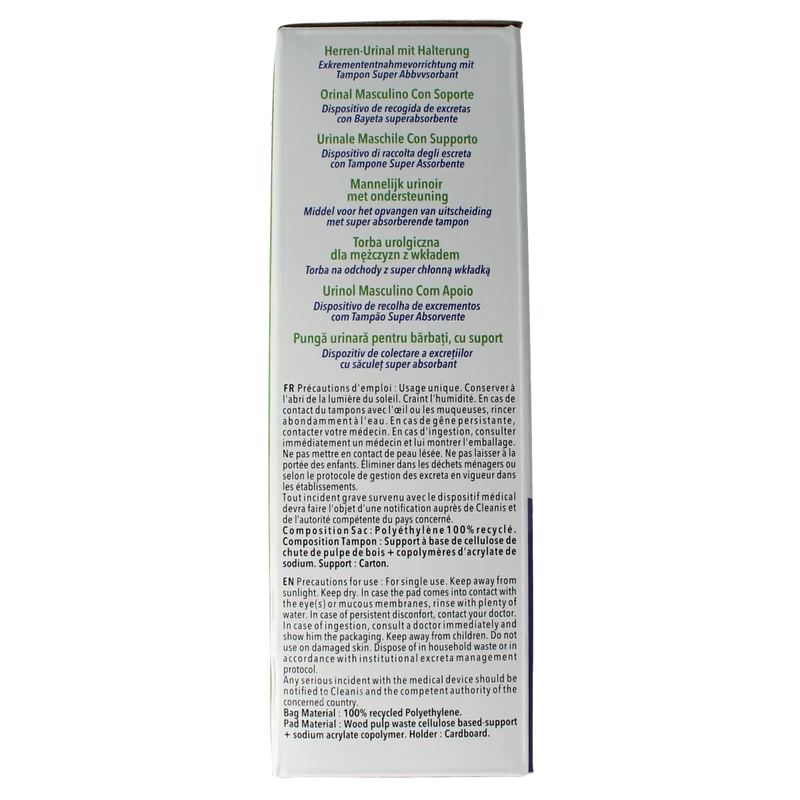 CareBag Wegwerpurinaal man 12.00 Stuks