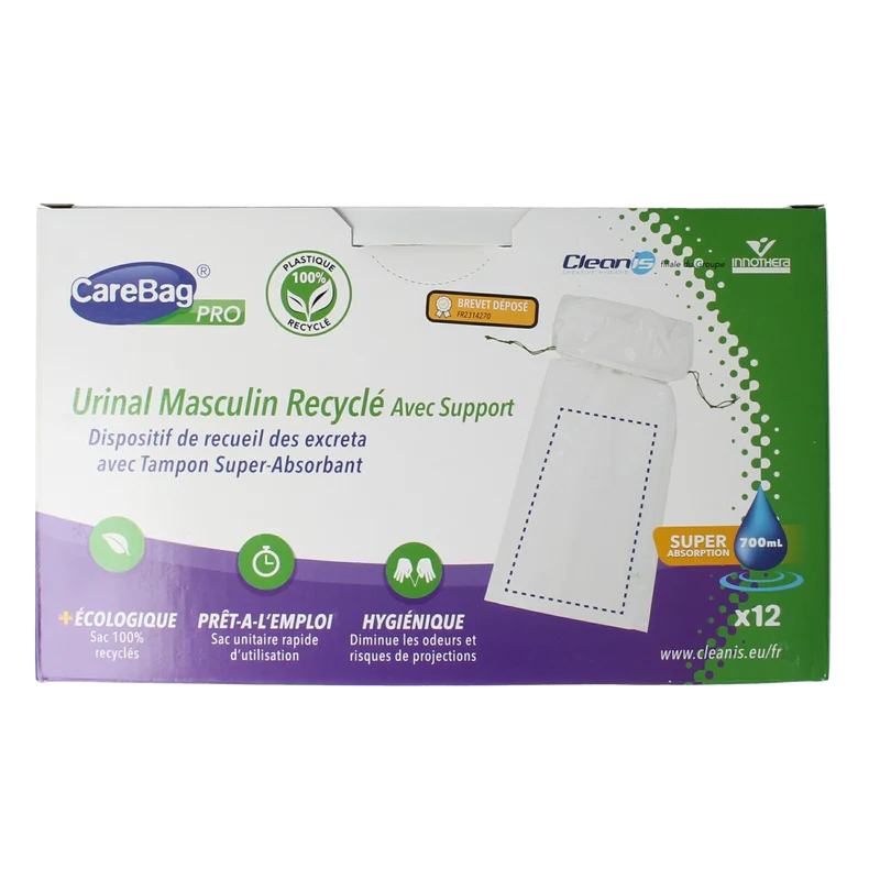 CareBag Wegwerpurinaal man 12.00 Stuks