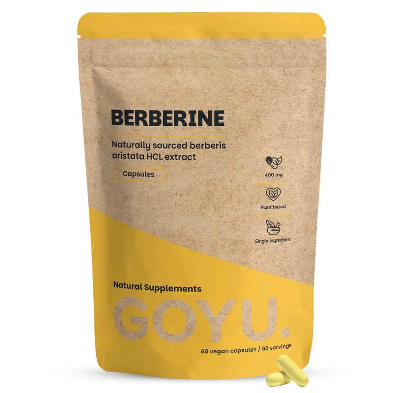 Goyu Berberine extract 400mg 60.00 Vegetarische capsules