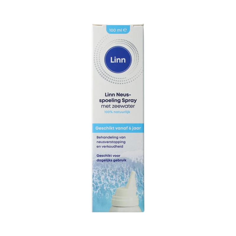Linn Neusspoelingsspray zeewater 100.00 Milliliter
