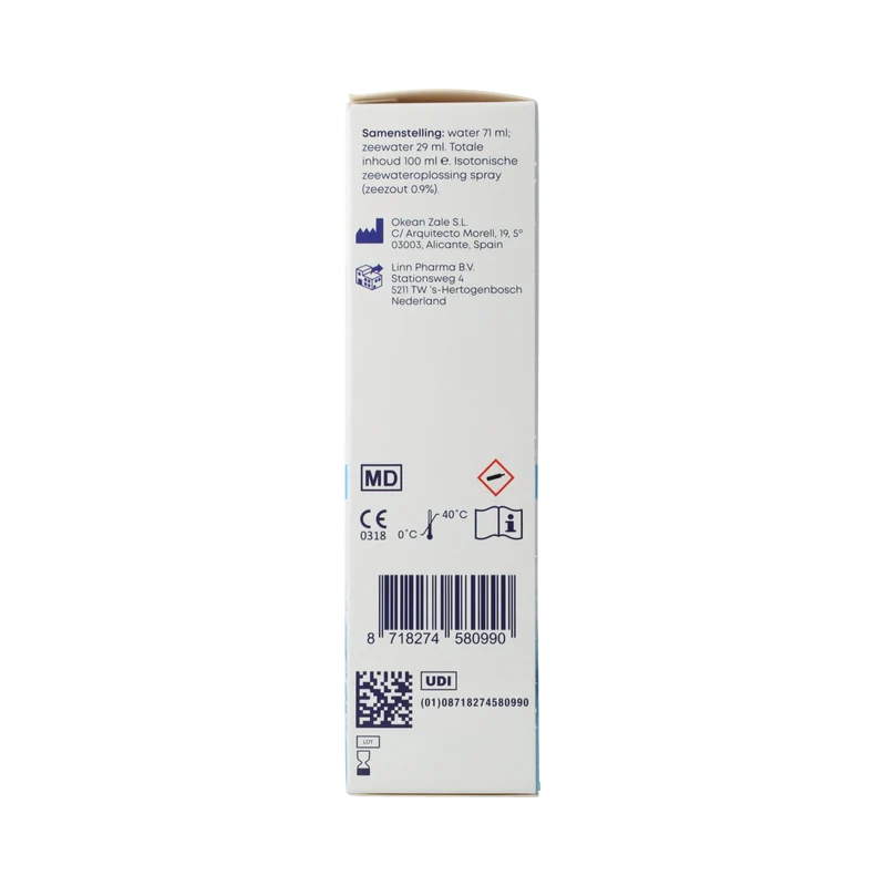 Linn Neusspoelingsspray zeewater 100.00 Milliliter