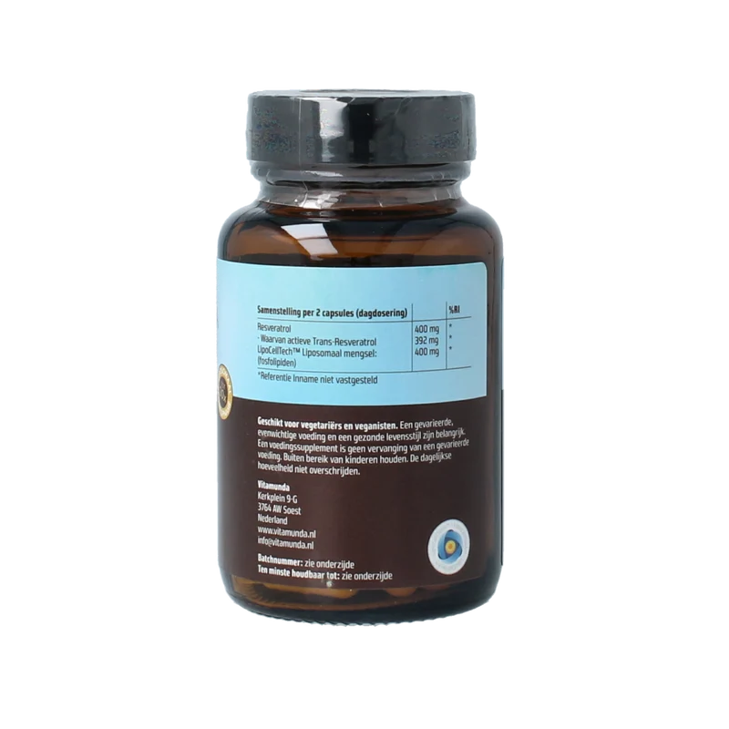 Vitamunda Liposomale resveratrol 60.00 Capsules