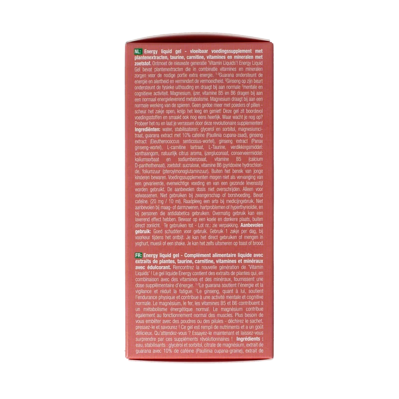 Purasana Energy liquid gelstick 10ml 15.00 Stuks