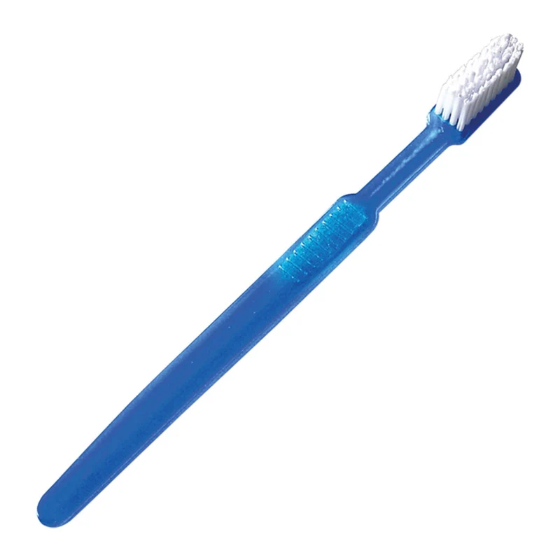 megro Ratiomed Einmal-Zahnbürste mit Zahnpasta blau 5 Stück SPARSET