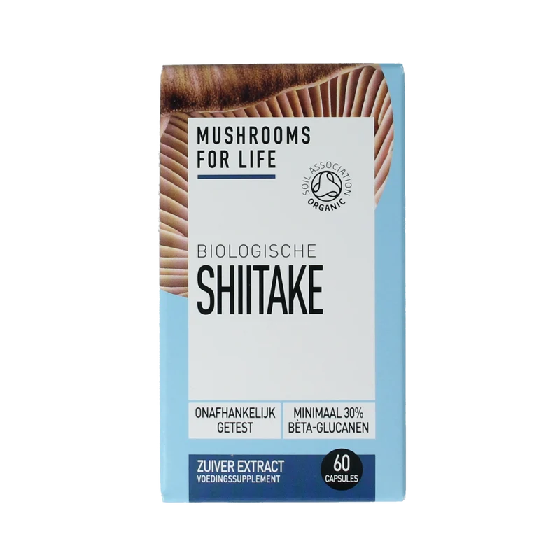 Mushrooms for Life Shiitake Bio 60.00 Capsules