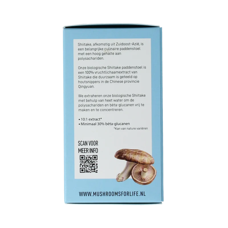 Mushrooms for Life Shiitake Bio 60.00 Capsules