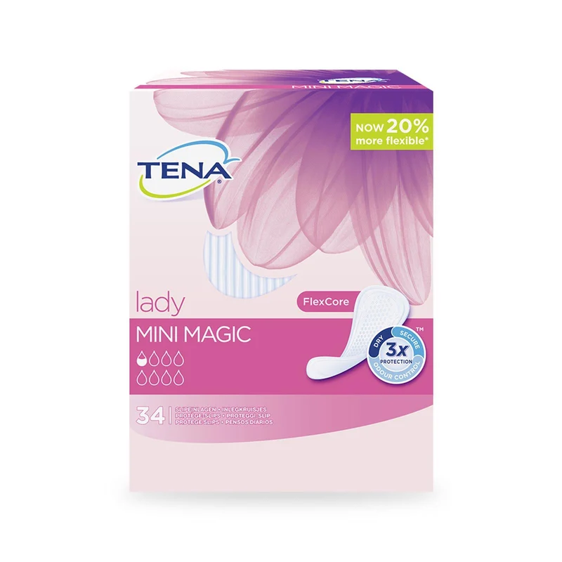 TENA Lady Slipeinlagen 34 Stück Mini Magic