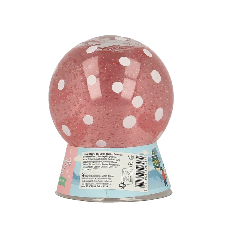 Merkloos Winter days badgeschenkset sneeuwbal 245.00 Milliliter