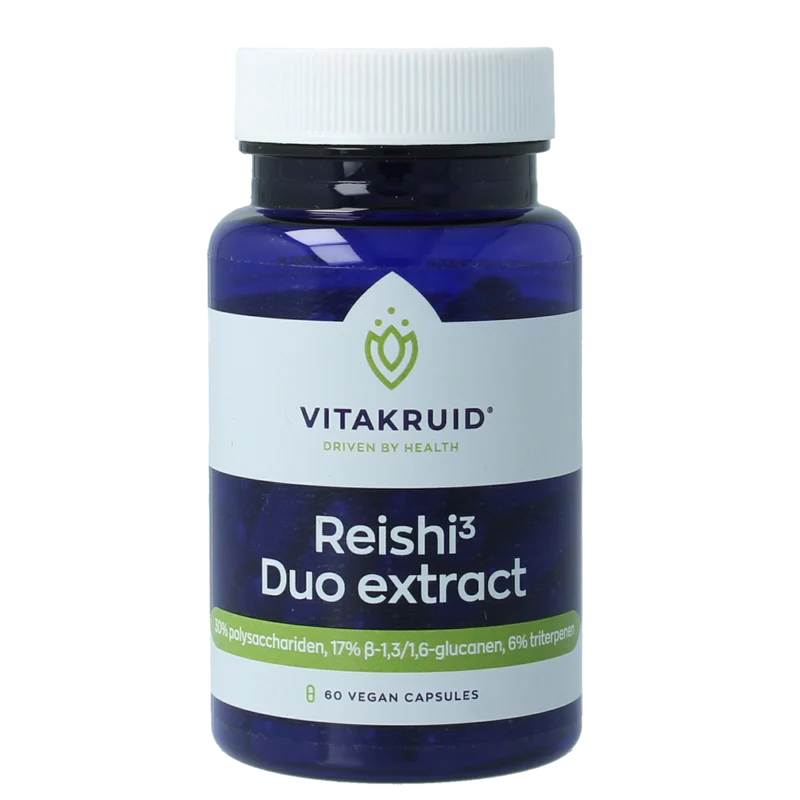 Vitakruid Reishi3 duo extract 60.00 Vegetarische capsules
