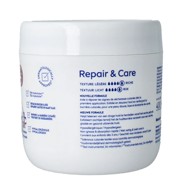 Nivea Body repair & care urea creme 400.00 Milliliter