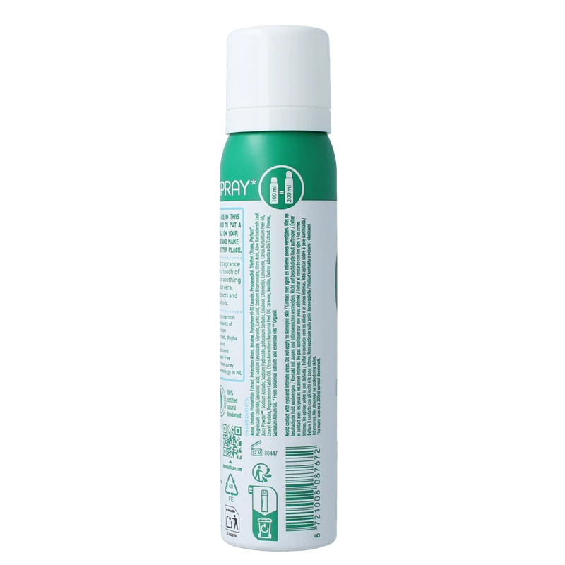 Happy Earth Deodorant bodyspray cedar lime 100.00 Milliliter