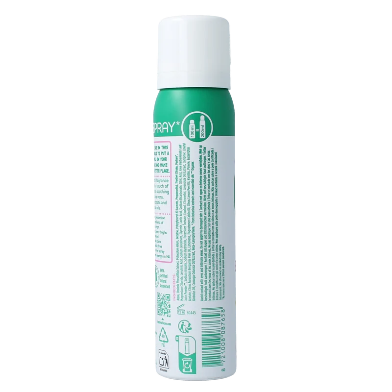 Happy Earth Deodorant bodyspray lavender ylang 100.00 Milliliter