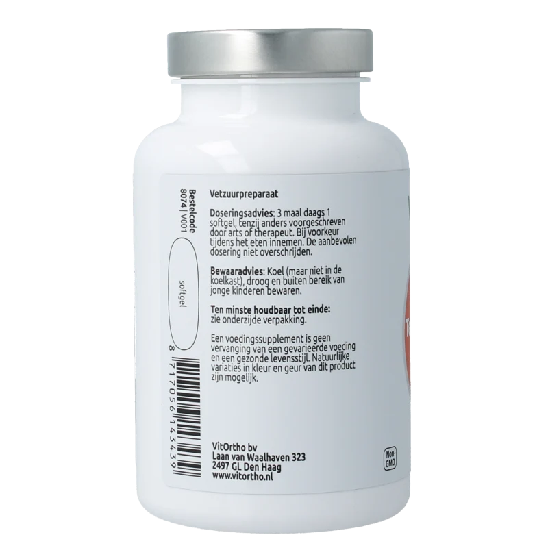 VitOrtho Teunisbloemolie 1000mg 120 Softgels