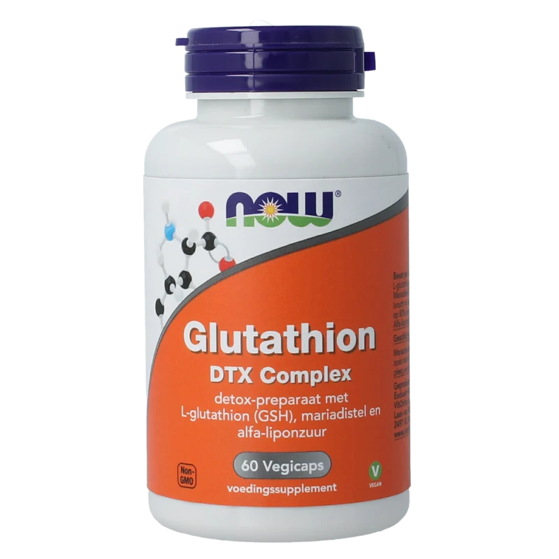 NOW Glutathion DTX complex 60.00 Vegetarische capsules