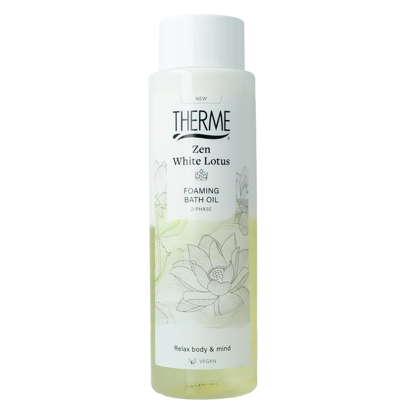 Therme Zen white lotus foaming bath oil 400.00 Milliliter