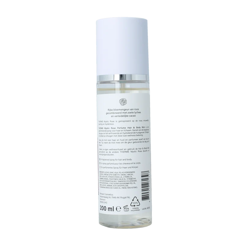Therme Mystic rose perfume hair & body mist 200.00 Milliliter