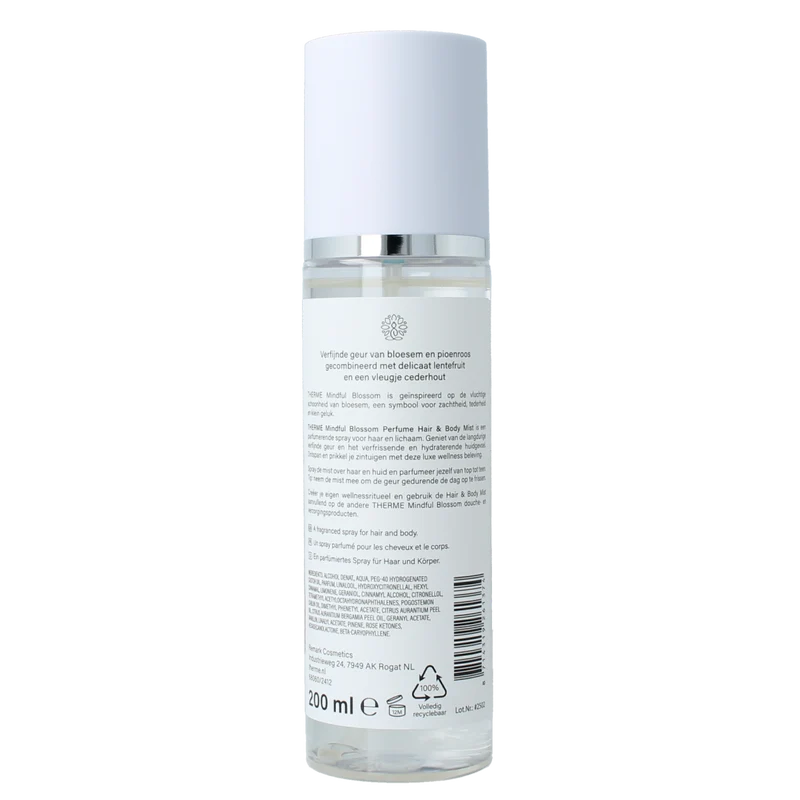 Therme Mindful blossom perfume hair & body mist 200.00 Milliliter