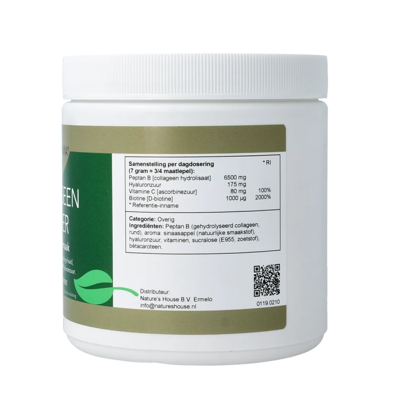 Natupharma Collageen poeder sinaasappelsmaak 210.00 Gram