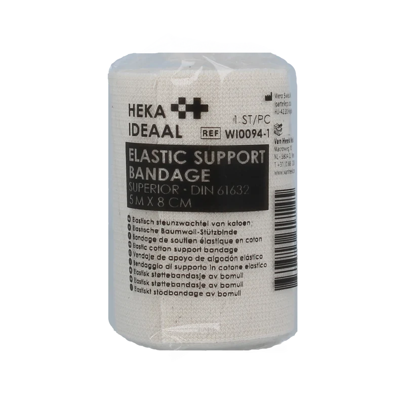Heka Ideaal elastic support bandage 5m x 8cm 1.00 Rol