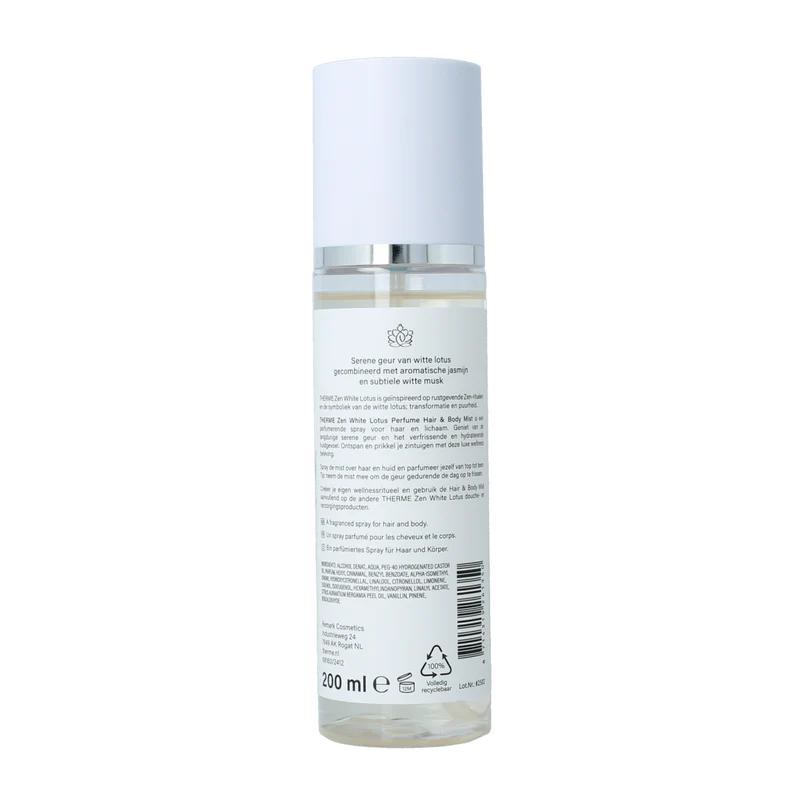 Therme Zen white lotus perfume hair & body mist 200.00 Milliliter