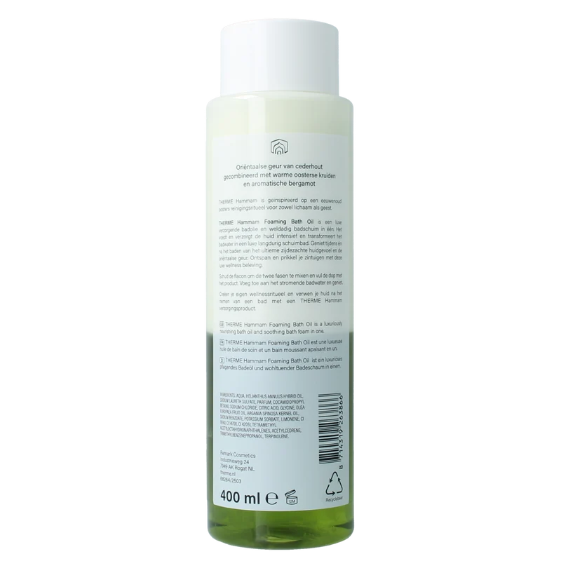 Therme Hammam foaming bath oil 400.00 Milliliter