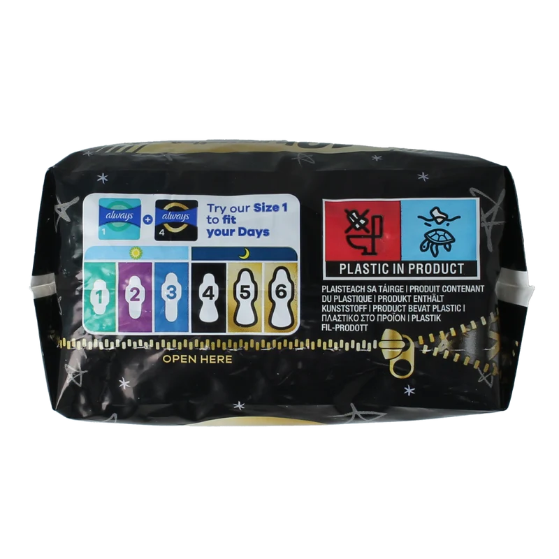 Always Maandverband ultra secure night 8.00 Stuks