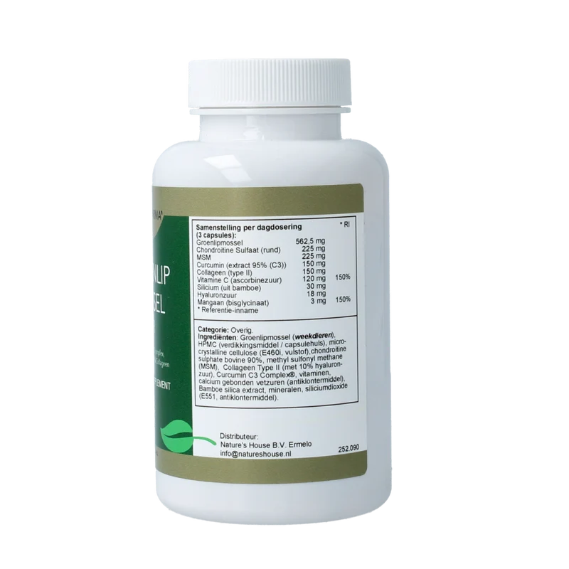 Natupharma Groenlipmossel xtr 90.00 Capsules