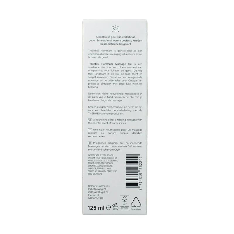 Therme Massageolie hammam 125.00 Milliliter