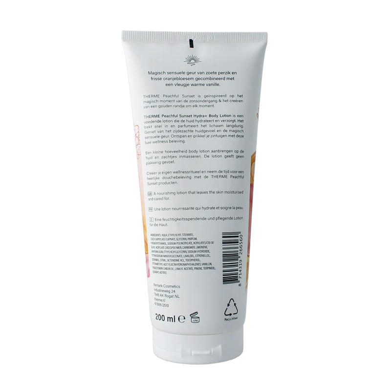 Therme Peachful sunset hydra+ body lotion 200.00 Milliliter