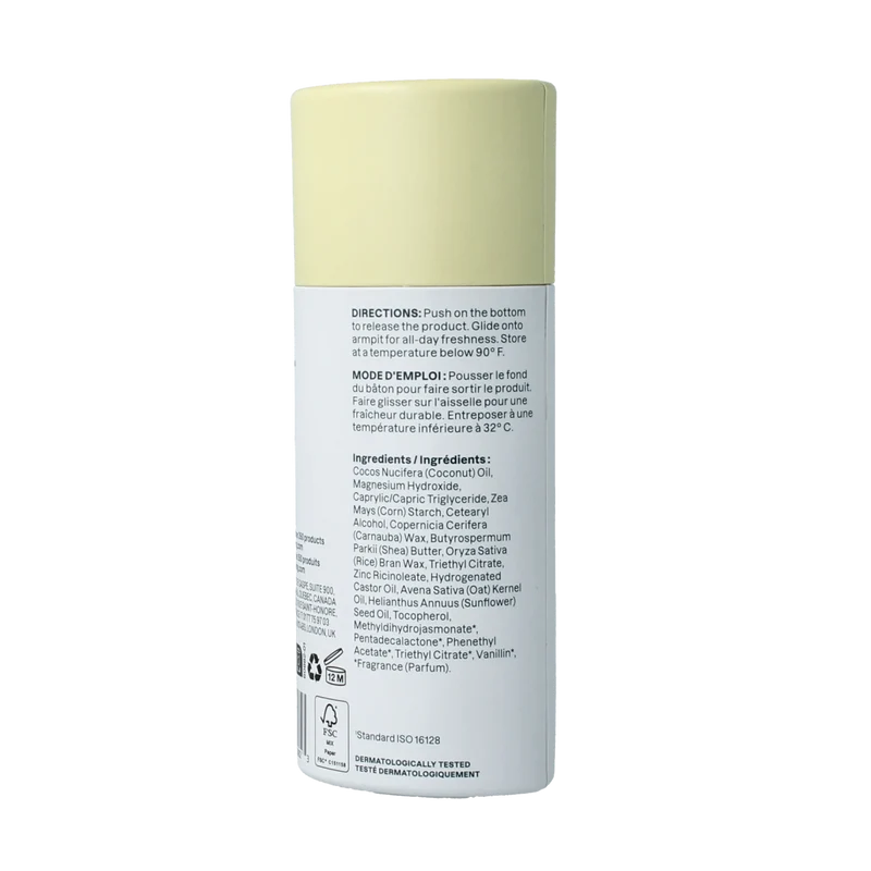Attitude Deodorant baksoda vrij vanilla creme super leaves 75.00 Gram
