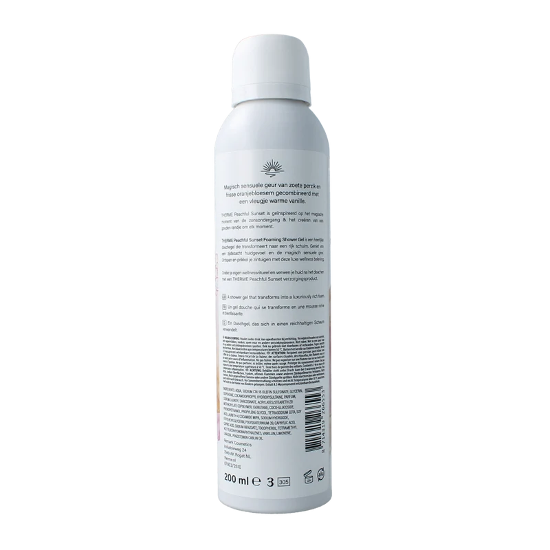 Therme Peachful sunset foaming shower gel 200.00 Milliliter